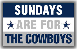 Dallas Cowboys Football Team Memorable Flag 90x150cm3x5ft Sundays Banner - £11.95 GBP