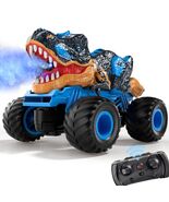 MAGICDINOSAUR Remote Control Dinosaur Truck Toy with Light Sound Spray - $30.73 CAD