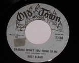 Billy Bland Darling Won&#39;t You Think Of Me How Many Hearts 45 RPM Record ... - £11.98 GBP