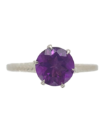 14k White Gold Victorian 1.05 Carat Genuine Natural Amethyst Ring 7.5 (#... - $759.98 CAD 14k White Gold Victorian 1.05 Carat Genuine Natural Amethyst Ring 7.5 (#... - $759.98 CAD