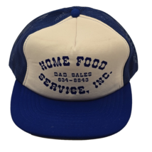 Home Food D&amp;D Sales Service Inc Trucker Mesh Snapback Hat Cap Vintage OSFA - £16.85 GBP