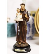 Ebros Saint Anthony of Padua Carrying Baby Jesus and The Bible Statue 5.... - $349.61 MXN