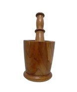 Indonesia Teak Mortar and Pestle for Spices and Cooking, Mortier et Pilo... - $1,230.35 MXN