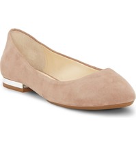 Jessica Simpson Women Suede Ballet Flats Ginly Size US 7M Warm Taupe - £12.67 GBP