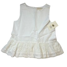 Tucker + Tate White Sleeveless Peplum 5 New - £11.59 GBP