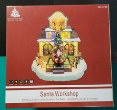 Enchanted Forest &quot;Santa Workshop&quot; Musical Animated Lighted Display SKU 289 -3758 - £197.80 GBP