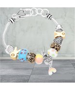 Easter Bracelet Egg Charms Enamel Fashion Jewelry Women Gift Bunny  7.50... - £12.54 GBP