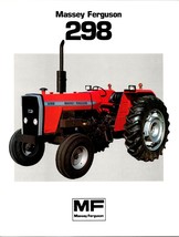 One(1) Massey Ferguson MF 298 Tractor Dealer Sales Specifications Brochure - £11.58 GBP