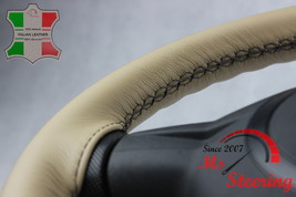 Fits Toyota Tacoma 06-10 Beige Leather Steering Wheel Cover, Diff Seam - £39.95 GBP