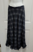 Jones New York Lined Silk Skirt Black Sz 10 - £7.87 GBP