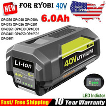 For Ryobi Cordless Battery Op4050A 40-Volt Lithium-Ion 6 Ah High Capacit... - $92.99