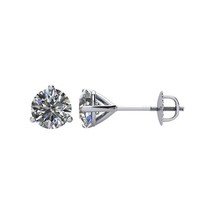 Authenticity Guarantee 
Platinum 1 CTW Diamond Threaded Post Stud Earrings - £5,619.47 GBP