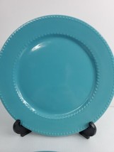Royal Norfolk Blue 10.5&quot; Dinner Plates, Hobnail Edging - $4.00
