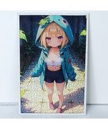 Lumine Chibi Baby Frog Premium Waifu Card Anime Girl Art Oversized Board A6 - $19.42 CAD