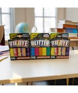 Crayola Sidewalk Chalk Lot- 3 Boxes:  (1) GLITTER &amp; (2) TIE DYE -NEW - W... - $19.06 CAD