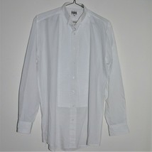 Mens White Broadway Tuxmakers / Tux Tuxedo Shirt ~ Sz Large 36 / 37 Wing Collar - £14.18 GBP