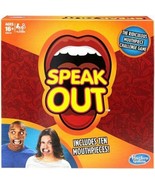 Hasbro C2018079 Speak Out Board Game with 10 Mouthpieces - £8.95 GBP