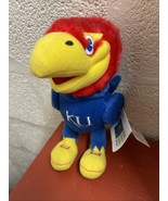 Kansas University Jayhawks Plush Mascot 8” Used In Excellent Condition W... - €12,57 EUR