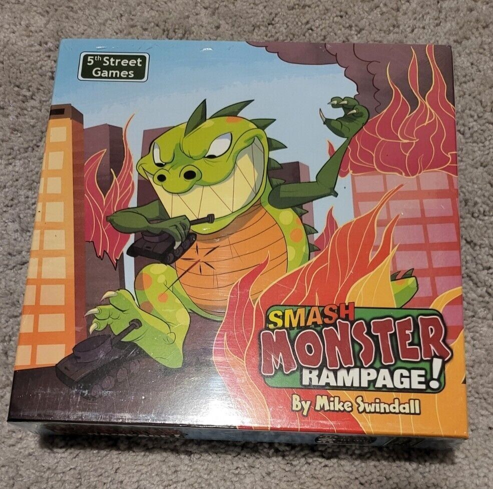 Smash Monster Rampage Board Card Game New/Sealed - $39.00