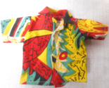 Homemade Doll Clothes Surfer Hawaiian Bohemian Print Shirt fits Ken Doll - £4.31 GBP