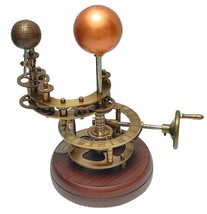 Brass Orrery Solar System Working Model Sun Earth Moon Nautical Astronomy Gift - £568.96 GBP