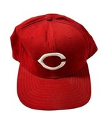 80&#39;s Vtg New Era Cincinnati Reds Pro Model Snapback Hat MLB Cap Red Dupo... - $56.99