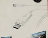 J5create JCA141 USB Type C to 4K DisplayPort Cable White New in Package - $23.75
