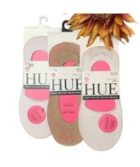 HUE Women&#39;s High Cut Resort &amp; Lace Perfect Edge Liner Socks Set of 3 - £13.48 GBP