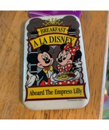 Walt Disney World Pin Button Breakfast A La Disney Aboard Empress Lilly ... - $94.05 MXN
