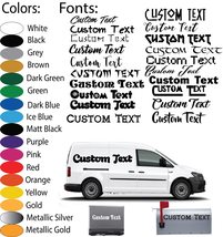 Custom Stickers Decals Lettering Personalized - Custom Vinyl Decal - Per... - £78.05 GBP