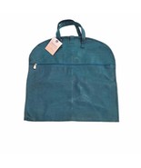 Joy Mangano JM New York Green Folding Zippered Garment Travel Bag Pockets - $44.05