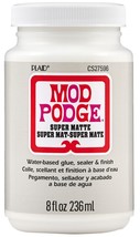 Plaid Mod Podge Super Matte Acrylic Sealer-8oz CS27596 - £10.07 GBP