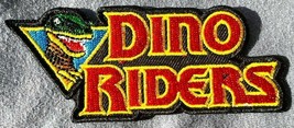 Dino-Riders Embroidered Logo World Figure Patch Action Emblem Jurassic I... - £17.25 GBP
