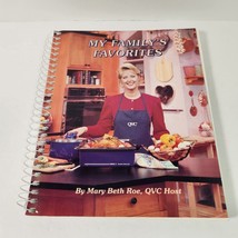 Vintage Cookbook My Family&#39;s Favorites Mary Beth Roe QVC Host Spiral Family Food - £8.20 GBP