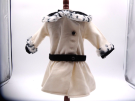 American Girl Samantha Fancy White and Black Fancy Coat Beforever for 18... - $14.85