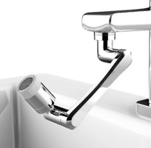 1440° Universal Rotating Faucet Extender, 1080°+360° Large-Angle Splash Filter - £11.60 GBP