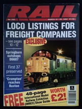 Rail Magazine March 16 - 29 1994 mbox1382 No.222 First 37 Preserved - £3.75 GBP