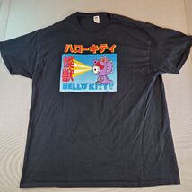 Hello Kitty Kaiju Monster Tee Sanrio Graphic Black XL 2022 - $35.19 CAD
