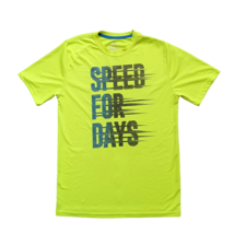 Athletic Works Boys XXL/2XG (18) &quot;Speed For Days&quot; Performance Active Tee Neon - $8.69