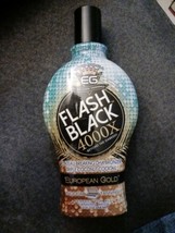 Flash Black Ultra Dark Tanning Lotion 4000X 12oz European Gold Tanning B... - £15.46 GBP