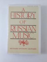 A History of Russian Music by Richard Anthony Leonard - 1968 Paperback - £11.73 GBP