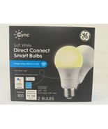 Cync GE Soft White Direct Connect Smart Bulbs 2 Bulbs Brand New Factory ... - £8.96 GBP