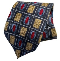 Jimmy V Silk Neck Tie The Rick Pitino Collection X O Blue Red Gold Check... - £7.82 GBP