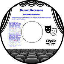 Sunset Serenade 1942 DVD Movie Western Roy Rogers George &#39;Gabby&#39; Hayes Bob Nolan - £4.01 GBP