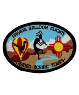 Vintage Patch Balloon Fiesta Private Balloon Flights Kokopelli Roadrunne... - $14.84