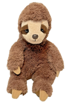 Vintage Soft Plush Floppy Sloth Brown Lovey Security 12 inches - $12.42