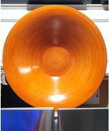 Decorative Orange Bamboo Bowl  Contemporary on top refrigerator Home Dec... - £110.34 GBP