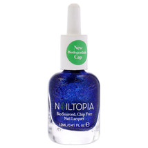 Bio-Sourced Chip Free Nail Lacquer - Do You Blue by Nailtopia for Women ... - $21.70