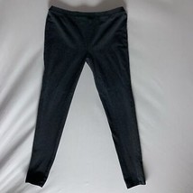 Gray Dress Legging Pants Women’s M Pull On Elastic WaistBand Work Trousers HUE - £18.92 GBP