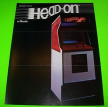 Head On Arcade FLYER Original 1979 Video Game Retro Paper Artwork Sheet Vintage - £21.94 GBP
